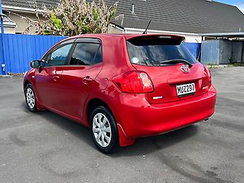 2007 Toyota Auris Keyless* Low kms* One NZ Owner