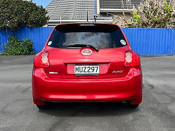 2007 Toyota Auris Keyless* Low kms* One NZ Owner