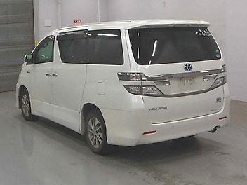 2012 Toyota Vellfire HYBRID 4WD ZR