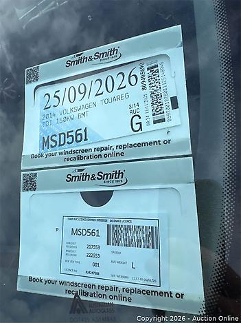 2014 Volkswagen Touareg TDI 150KW BMT